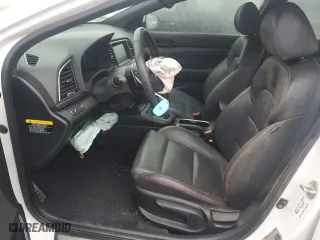 2018 Hyundai Elantra Sport with VIN KMHD04LB0JU456155, listed as a Copart auction lot 85654664 with 62,608 mi miles and Salvage Title. Bid and sale history available at carsss.com. Image 7.