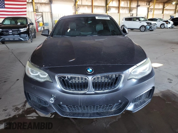 2015 BMW 2 Series M235i with VIN WBA1J7C59FV253506, listed as a Copart auction lot 49506005 with 73,628 mi miles and Clean Title. Bid and sale history available at carsss.com. Image 5.
