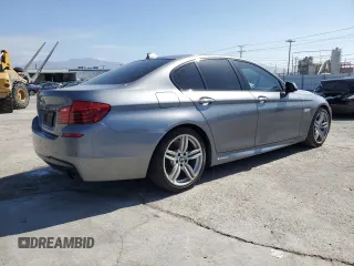 2015 BMW 5 Series 535i with VIN WBA5B1C5XFD918804, listed as a Copart auction lot 49119655 with 44,328 mi miles and Salvage Title. Bid and sale history available at carsss.com. Image 3.