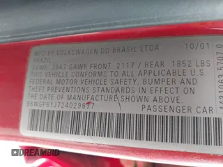 2002 Volkswagen Golf GLS с VIN 9BWGP61J724029677, выставлен на аукционе IAAI как лот 42382997 с пробегом 224 445 миль миль и . История ставок и продаж доступна на DreamBid. Изображение 9.