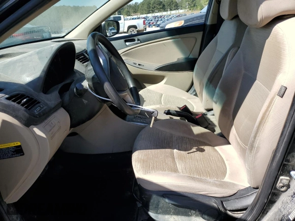 2017 Hyundai Accent SE with VIN KMHCT4AE6HU340758, listed as a Copart auction lot 47438905 with 168,237 mi miles and Salvage Title. Bid and sale history available at carsss.com. Image 7.