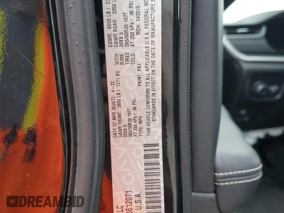 2022 Jeep Grand Cherokee Altitude с VIN 1C4RJGAG0N8612071, выставлен на аукционе Copart как лот 88852025 с пробегом 27 162 миль миль и Списание • Salvage title. История ставок и продаж доступна на DreamBid. Изображение 13.