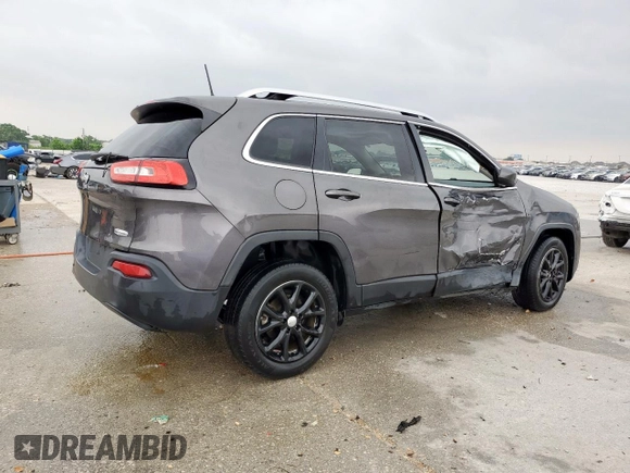 2018 Jeep Cherokee Latitude Plus with VIN 1C4PJLLB6JD518540, listed as a Copart auction lot 57513175 with 94,995 mi miles and Salvage title. Bid and sale history available at DreamBid. Image 3.