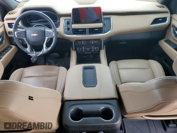 2023 Chevrolet Suburban Premier with VIN 1GNSKFKT2PR309933, listed as a Copart auction lot 79028294 with Not Provided miles and Salvage Title. Bid and sale history available at DreamBid. Image 8.