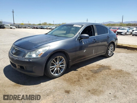 2007 Infiniti G35 Sedan Journey with VIN JNKBV61E07M719046, listed as a Copart auction lot 54514225 with 169,770 mi miles and Clean Title. Bid and sale history available at carsss.com. Image 1.