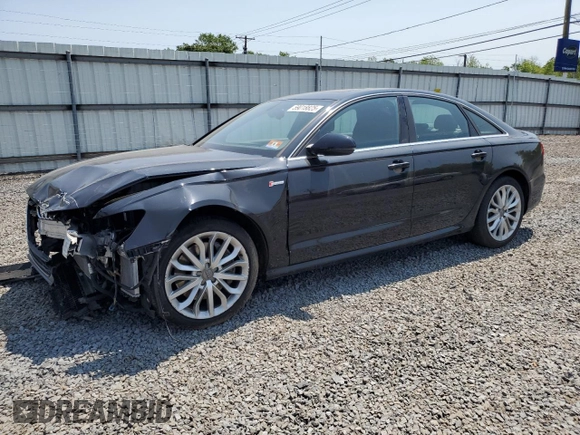2014 Audi A6 Prestige with VIN WAUHGAFC8EN148314, listed as a Copart auction lot 59018825 with 68,450 mi miles and Salvage title. Bid and sale history available at DreamBid. Image 1.