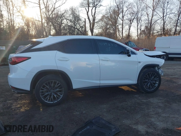 2022 Lexus RX with VIN 2T2SZMDA2NC309843, listed as a IAAI auction lot 41498875 with 54,296 mi miles. Bid and sale history available at carsss.com. Image 14.
