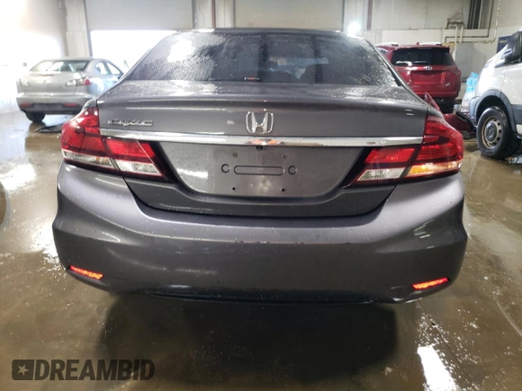 2015 Honda Civic Sedan SE with VIN 19XFB2F78FE246430, listed as a Copart auction lot 51172135 with 69,857 mi miles and Salvage Title. Bid and sale history available at carsss.com. Image 6.