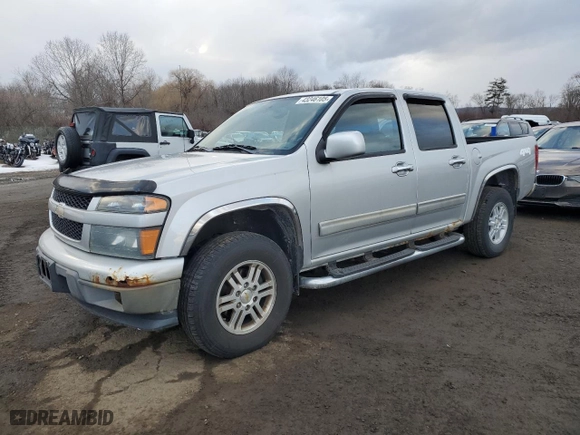 2011 Chevrolet Colorado LT w/1LT with VIN 1GCHTCFE6B8116709, listed as a Copart auction lot 43246105 with 98,902 mi miles and Salvage Title. Bid and sale history available at carsss.com. Image 1.