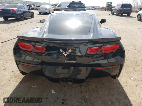 2016 Chevrolet Corvette Z51 2LT with VIN 1G1YK2D71G5118497, listed as a Copart auction lot 44011505 with 24,813 mi miles and Salvage title. Bid and sale history available at DreamBid. Image 6.