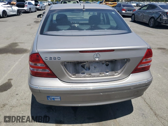 2006 Mercedes-Benz C 280 Luxury z VIN WDBRF54H76F826044, wystawiony jako Copart lot #58874845 z przebiegiem 75 573 mil mil oraz Czysty tytuł • Clean title. Historia ofert i sprzedaży dostępna na DreamBid. Obrazek 6.