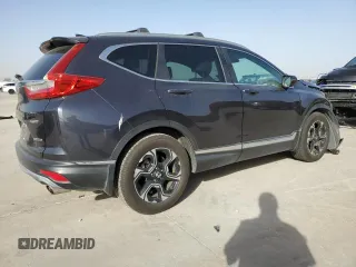 2018 Honda CR-V Touring with VIN 7FARW2H90JE043944, listed as a Copart auction lot 49346705 with 56,259 mi miles and Salvage Title. Bid and sale history available at carsss.com. Image 3.