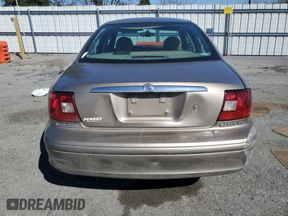 2003 Mercury Sable LS Premium with VIN 1MEFM55S03G611260, listed as a Copart auction lot 48560075 with 160,445 mi miles and Salvage Title. Bid and sale history available at carsss.com. Image 6.