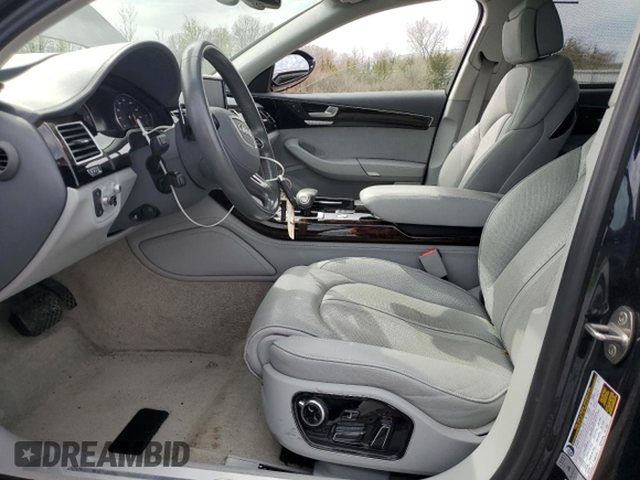 2017 Audi A8 L with VIN WAU44AFD5HN007950, listed as a Copart auction lot 51775815 with 95,633 mi miles and Salvage Title. Bid and sale history available at carsss.com. Image 7.