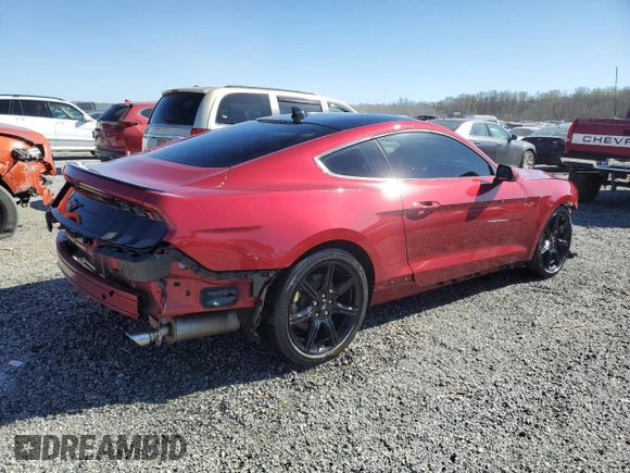 2020 Ford Mustang EcoBoost with VIN 1FA6P8TH6L5157650, listed as a Copart auction lot 49397575 with 21,843 mi miles and Salvage Title. Bid and sale history available at carsss.com. Image 3.