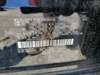 2008 Toyota RAV4 with VIN JTMZD33V785085518, listed as a Copart auction lot 52190235 with 0 mi miles and Salvage Title. Bid and sale history available at carsss.com. Image 14.