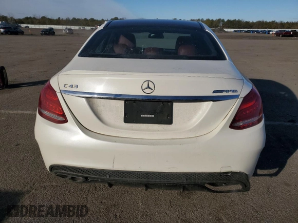 2017 Mercedes-Benz C 43 AMG with VIN 55SWF6EB3HU192418, listed as a Copart auction lot 45263235 with 117,738 mi miles and Salvage Title. Bid and sale history available at DreamBid. Image 6.