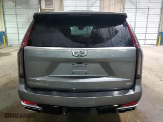 2021 Cadillac Escalade Premium Luxury with VIN 1GYS4BKL7MR311565, listed as a Copart auction lot 86822944 with 56,028 mi miles and Salvage Title. Bid and sale history available at carsss.com. Image 6.