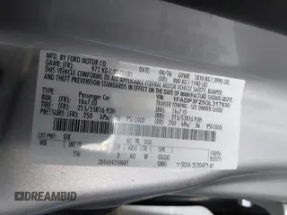 2016 Ford Focus SE with VIN 1FADP3F25GL317830, listed as a IAAI auction lot 42348499 with 8,679 mi miles and . Bid and sale history available at DreamBid. Image 9.