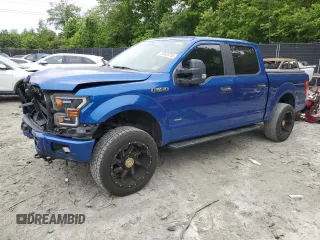 2017 Ford F-150 XL with VIN 1FTEW1EG5HFB19042, listed as a Copart auction lot 58420255 with 106,691 mi miles and Salvage title. Bid and sale history available at DreamBid. Image 1.