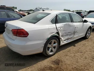 2012 Volkswagen Passat SE with VIN 1VWBP7A32CC012012, listed as a Copart auction lot 58757365 with 83,142 mi miles and Salvage title. Bid and sale history available at DreamBid. Image 3.