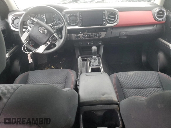 2021 Toyota Tacoma SR z VIN 3TMCZ5AN2MM418783, wystawiony jako Copart lot #59335685 z przebiegiem Nie podano mil oraz Czysty tytuł • Clean title. Historia ofert i sprzedaży dostępna na DreamBid. Obrazek 8.