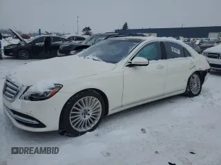 2019 Mercedes-Benz S 560 with VIN WDDUG8GB2KA458581, listed as a Copart auction lot 88245625 with 93,555 mi miles and Clean Title. Bid and sale history available at DreamBid. Image 1.