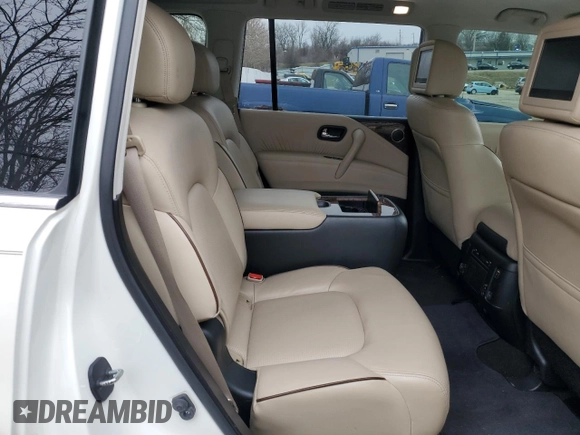 2019 Nissan Armada Platinum with VIN JN8AY2NEXK9755947, listed as a Copart auction lot 43970665 with 94,094 mi miles and Salvage Title. Bid and sale history available at carsss.com. Image 11.