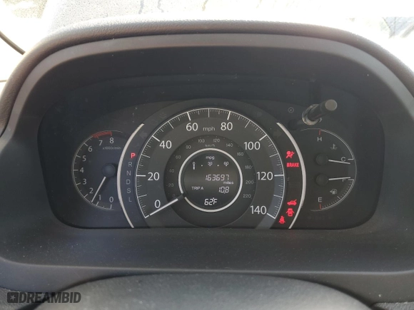 2016 Honda CR-V LX with VIN 2HKRM4H39GH713025, listed as a Copart auction lot 52900455 with 163,697 mi miles and Salvage Title. Bid and sale history available at carsss.com. Image 9.