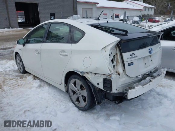 2013 Toyota Prius One with VIN JTDKN3DU0D5597099, listed as a IAAI auction lot 41600229 with 77,937 mi miles. Bid and sale history available at carsss.com. Image 14.