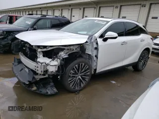 2023 Lexus RX 350 z VIN 2T2BAMBA1PC010728, wystawiony jako Copart lot #60052205 z przebiegiem 7 096 mil mil oraz Szkoda całkowita • Salvage title. Historia ofert i sprzedaży dostępna na DreamBid. Obrazek 1.