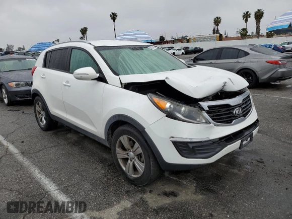 2013 Kia Sportage LX with VIN KNDPB3A25D7448208, listed as a Copart auction lot 49738295 with 161,551 mi miles and Salvage Title. Bid and sale history available at carsss.com. Image 4.