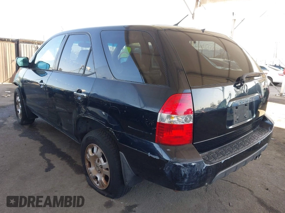 2001 Acura MDX with VIN 2HNYD18291H503259, listed as a IAAI auction lot 41968749 with 238,892 mi miles. Bid and sale history available at carsss.com. Image 3.