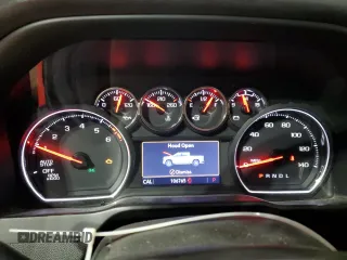 2020 Chevrolet Silverado 1500 LT with VIN 3GCPWCED0LG267262, listed as a Copart auction lot 45752815 with 106,765 mi miles and Salvage Title. Bid and sale history available at carsss.com. Image 9.