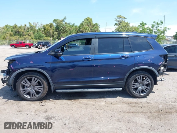 2019 Honda Passport EX-L with VIN 5FNYF7H52KB002430, listed as a IAAI auction lot 42095057 with 88,939 mi miles and . Bid and sale history available at carsss.com. Image 15.