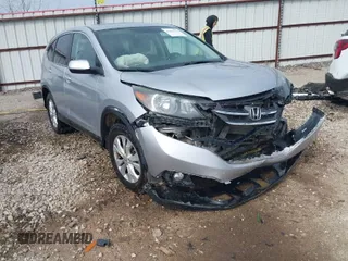 2014 Honda CR-V EX z VIN 5J6RM4H54EL025776, wystawiony jako IAAI lot #41865190 z przebiegiem 129 260 mil mil oraz . Historia ofert i sprzedaży dostępna na DreamBid. Obrazek 1.