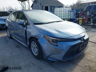 2020 Toyota Corolla Hybrid LE with VIN JTDEBRBE8LJ022484, listed as a IAAI auction lot 41605653 with NaN miles. Bid and sale history available at carsss.com. Image 1.