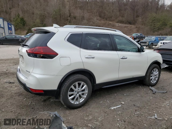 2019 Nissan Rogue SL with VIN 5N1AT2MV5KC736653, listed as a Copart auction lot 48371235 with 45,966 mi miles and Salvage Title. Bid and sale history available at carsss.com. Image 3.