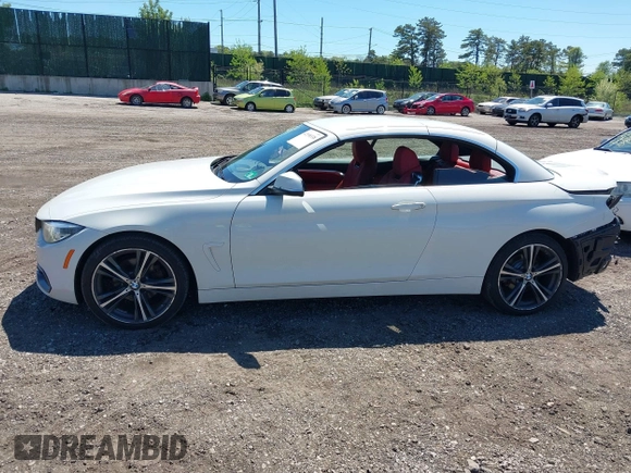 2018 BMW 4 Series 430i xDrive with VIN WBA4Z3C58JEC56455, listed as a IAAI auction lot 42198338 with 75,737 mi miles and . Bid and sale history available at DreamBid. Image 14.
