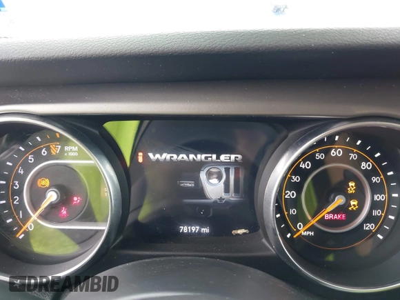 2020 Jeep Wrangler Unlimited Sport Altitude z VIN 1C4HJXDG9LW108151, wystawiony jako IAAI lot #41937525 z przebiegiem 78 197 mil mil oraz . Historia ofert i sprzedaży dostępna na DreamBid. Obrazek 7.
