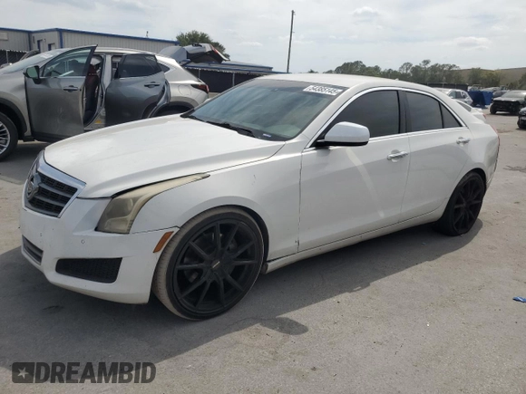 2013 Cadillac ATS Luxury with VIN 1G6AB5RX7D0156668, listed as a Copart auction lot 54385145 with 189,230 mi miles and Clean Title. Bid and sale history available at carsss.com. Image 1.