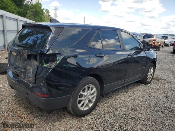 2024 Chevrolet Equinox LS with VIN 3GNAXHEG9RL131262, listed as a Copart auction lot 52107575 with 16,721 mi miles and Non Repairable. Bid and sale history available at carsss.com. Image 3.