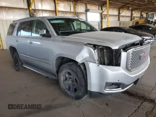 2016 GMC Yukon Denali with VIN 1GKS1CKJ3GR100844, listed as a Copart auction lot 69967774 with 172,545 mi miles and Salvage Title. Bid and sale history available at carsss.com. Image 4.