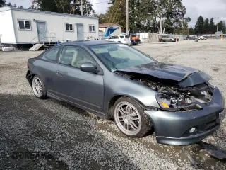 2005 Acura RSX Type-S with VIN JH4DC53055S001222, listed as a Copart auction lot 77275464 with 256,363 mi miles and Salvage Title. Bid and sale history available at carsss.com. Image 4.