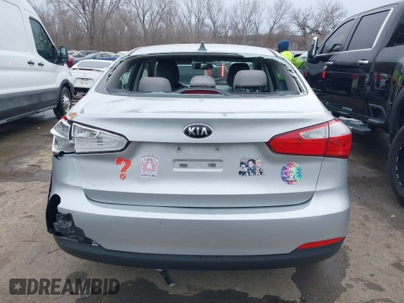 2015 Kia Forte LX with VIN KNAFX4A65F5256000, listed as a IAAI auction lot 41546225 with 135,106 mi miles. Bid and sale history available at carsss.com. Image 16.