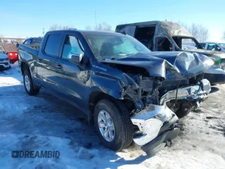 2021 Chevrolet Silverado 1500 LT with VIN 1GCUYDED8MZ364195, listed as a IAAI auction lot 41880990 with 1 mi miles. Bid and sale history available at carsss.com. Image 1.