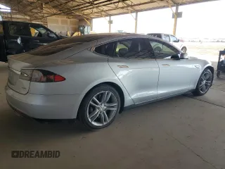 2016 Tesla Model S 90D with VIN 5YJSA1E29GF120543, listed as a Copart auction lot 56574425 with 56,412 mi miles and Salvage title. Bid and sale history available at DreamBid. Image 3.