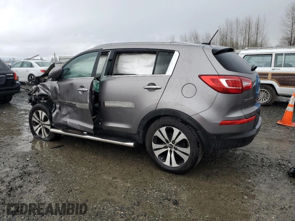 2013 Kia Sportage EX with VIN KNDPCCA24D7401149, listed as a Copart auction lot 48979365 with Not provided miles and Salvage title. Bid and sale history available at DreamBid. Image 2.