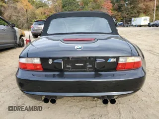 2000 BMW Z3 M 3.2L with VIN WBSCK9349YLC92120, listed as a Copart auction lot 76444454 with 55,107 mi miles and Clean Title. Bid and sale history available at carsss.com. Image 6.
