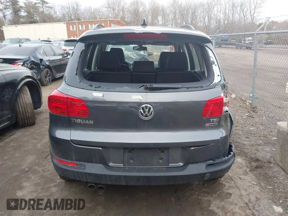 2017 Volkswagen Tiguan S with VIN WVGBV7AX5HK028788, listed as a IAAI auction lot 41699615 with 113,608 mi miles and . Bid and sale history available at DreamBid. Image 16.